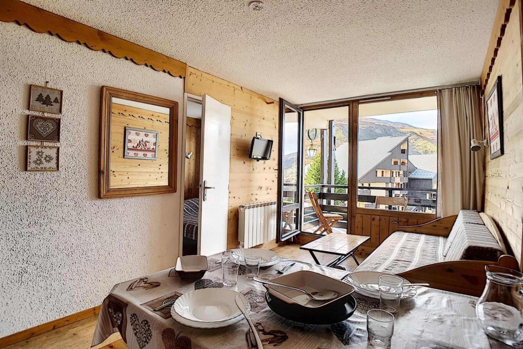 Residence Villaret - Appartement Lumineux - Depart Et Retour Skis Aux Pieds - Balcon Mae-2294 圣马丁德贝尔维尔 外观 照片