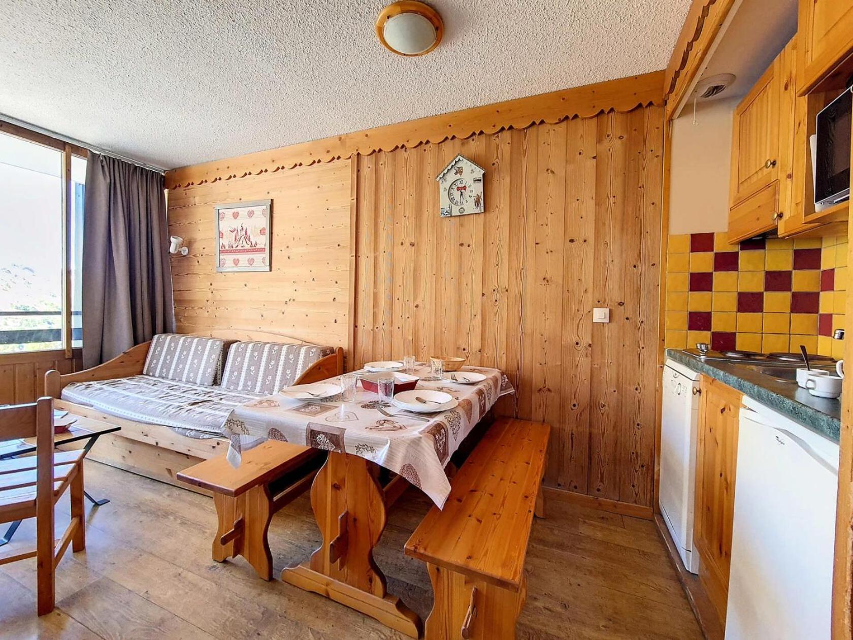 Residence Villaret - Appartement Lumineux - Depart Et Retour Skis Aux Pieds - Balcon Mae-2294 圣马丁德贝尔维尔 外观 照片